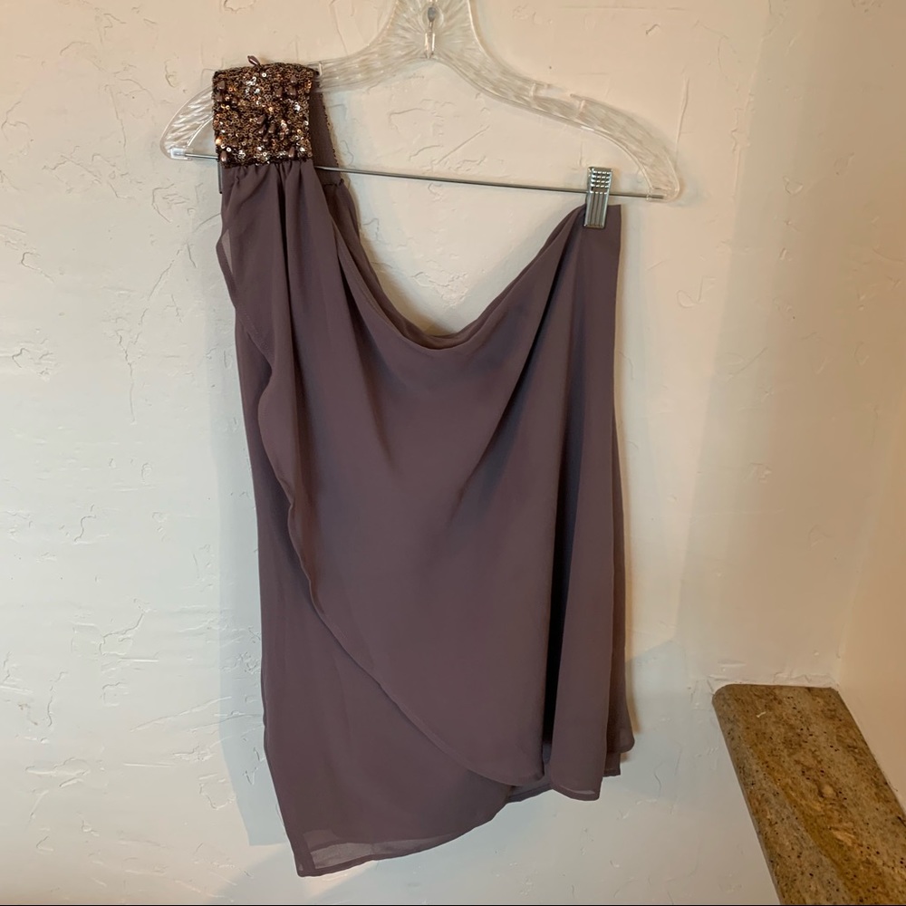 One shoulder glam top Venus Sz10